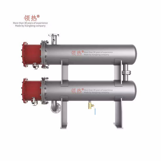 Horizontal Lubricating Oil Pipeline Circulation Process Inline Heater for Industrial