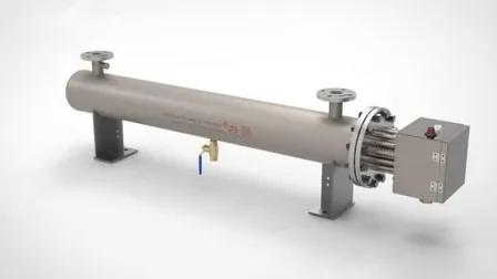 Calentadores de inmersión con bridas eléctricos en línea a prueba de explosiones personalizados