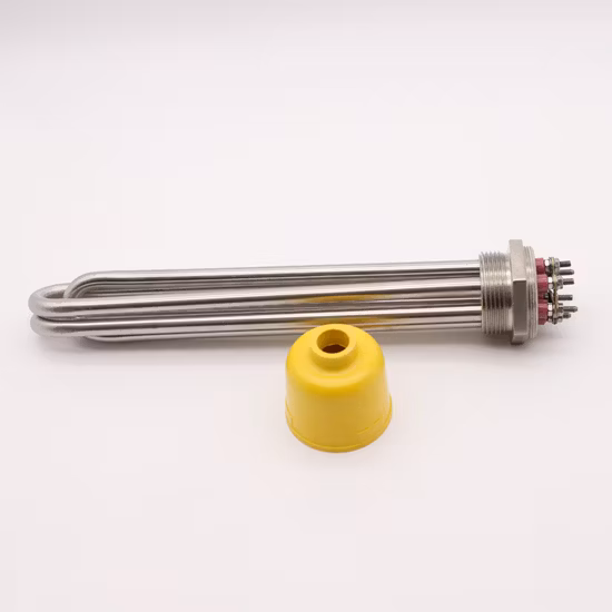 220V 9kw inmersión del elemento del calentador de agua de la bobina eléctrica impermeable del enchufe del tornillo de 3 fases