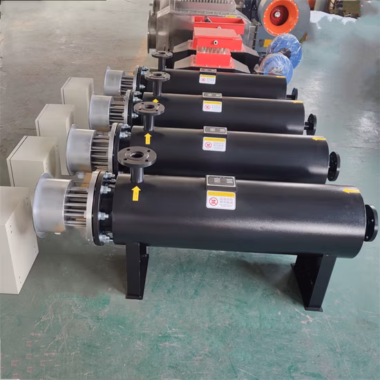 Calentadores en línea roscados personalizados Calentadores de circulación en línea para precalentamiento de fueloil